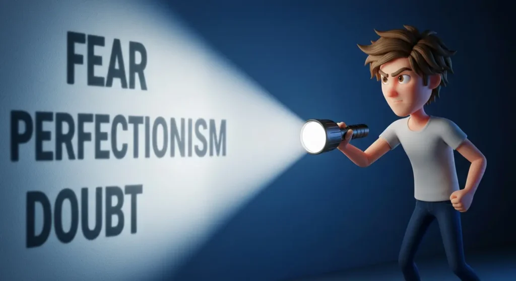 3D visual of identifying the traps behind decision paralysis