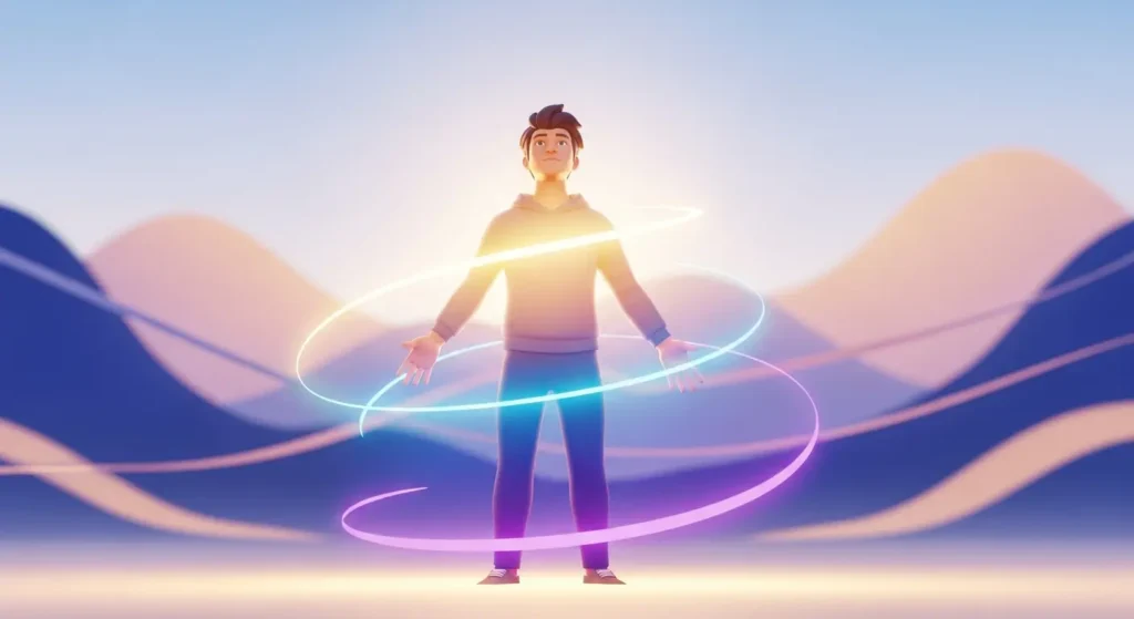 Person emotionally ready for a fresh start in life