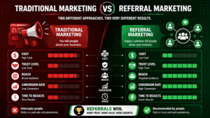 Traditional-vs-Referral-system