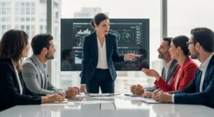 Corporate Leadership Coaching team using NLP communication techniques