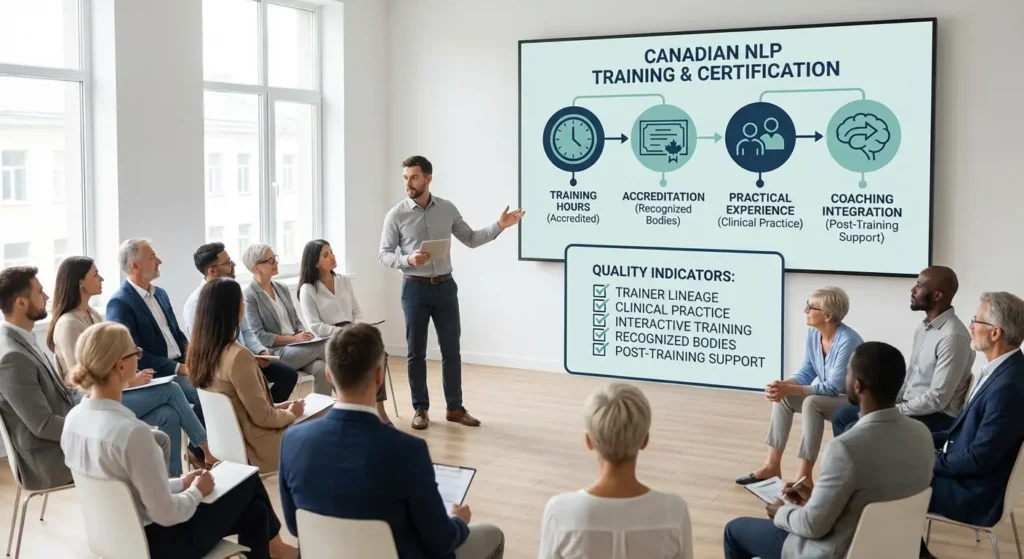 Checklist of key quality indicators for choosing an NLP training program