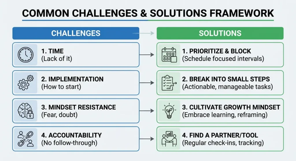 infographic showing common client challenges in coaching
