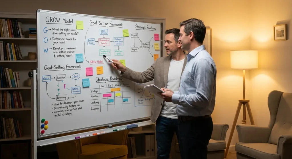 tracking ROI and progress in business coaching visually