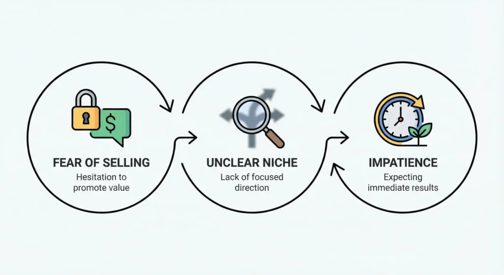 Mindset blocks that stop new coaches from getting life coaching clients