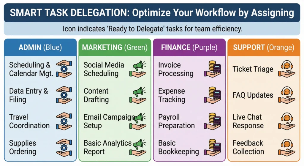 Tasks small business owners should delegate first