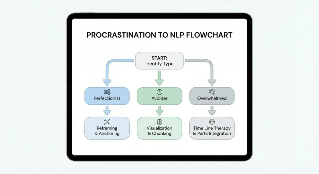 NLP for overcoming procrastination by choosing the right NLP technique