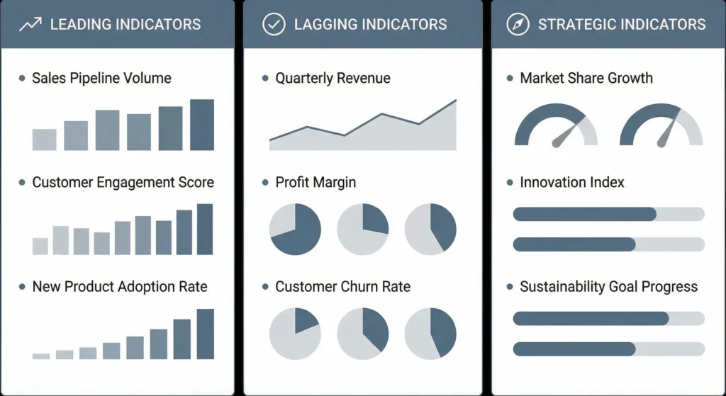 Infographic of KPIs for NLP-enhanced corporate wellness programs