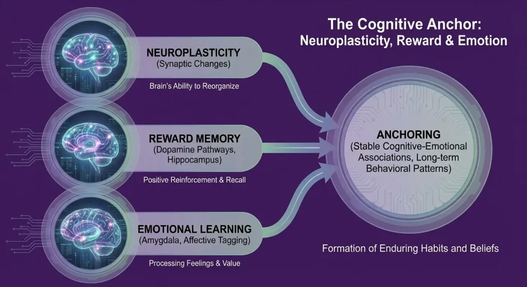 Neuroplasticity explains why NLP anchoring strengthens confidence states
