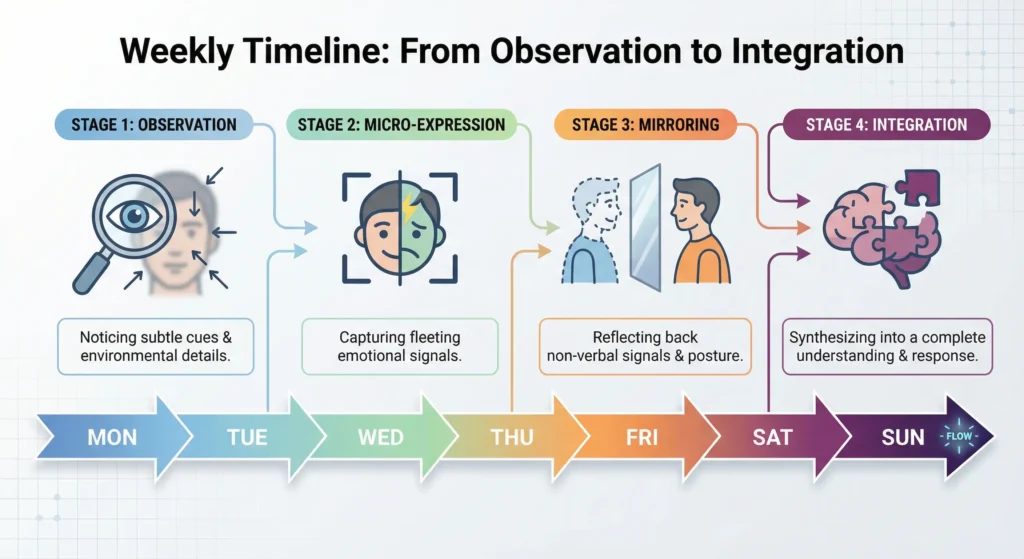 NLP non-verbal communication practice routine