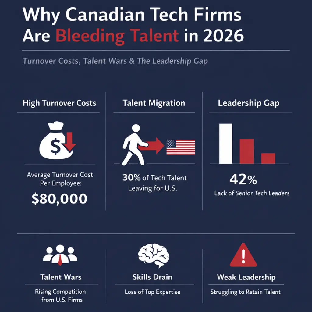 Why Canadian tech firms are bleeding talent in 2026 amid turnover costs and leadership gap