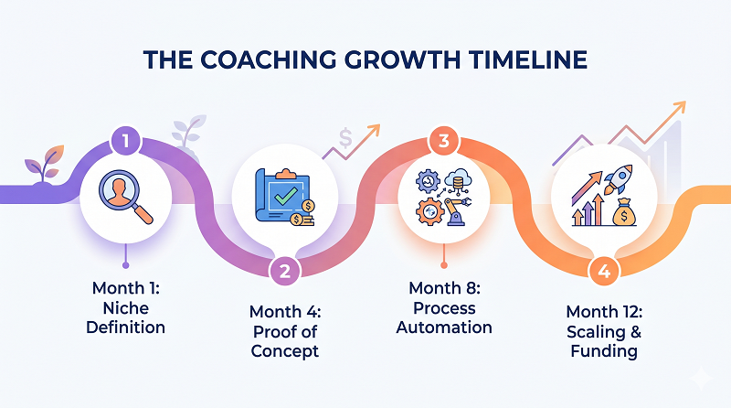 The coaching growth timeline