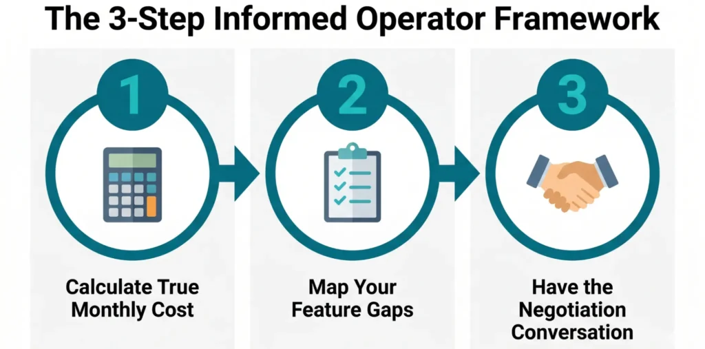 3-step framework for comparing Canadian business banking costs features and negotiation options