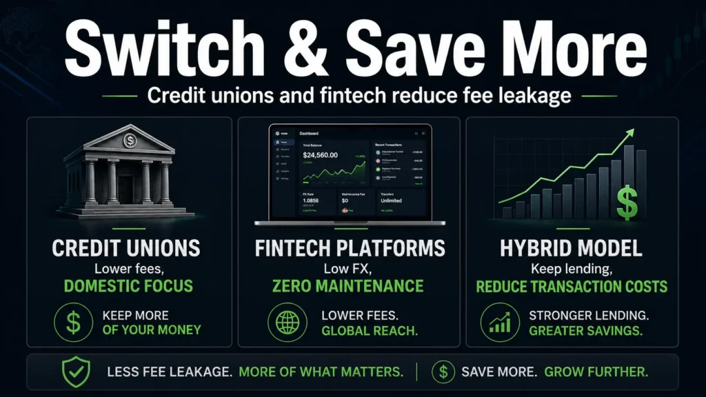 Switch and save more on business bank fees in Canada with credit unions, fintech platforms, and hybrid banking models that reduce transaction costs and FX fees for small businesses