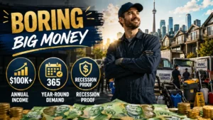 Boring Canadian service businesses generate steady income with year-round demand and stability
