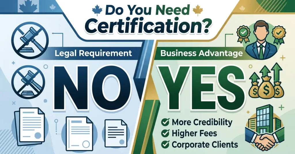 Do you need NLP certification? Compare legal requirements with business benefits and credibility.