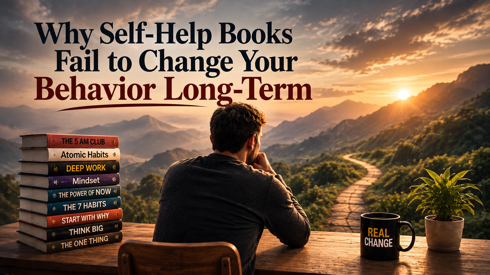 Why Self-Help Books Fail to Change Your Behavior Long-Term