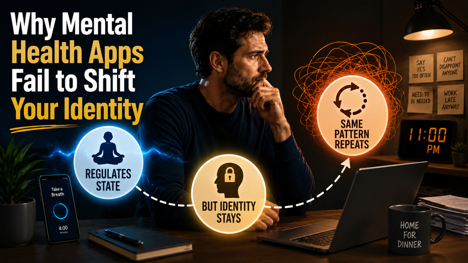 Why Mental Health Apps Fail to Shift Your Identity